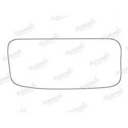 Ford Commercial Blind Spot Mirror Glass Replacement With Base Plate SUMMIT WARG-24B (Blind Spot Commercial Mirror Glass)