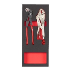 Water Pump Pliers and TORQUE LOCK Locking Pliers Set Foam Insert -2pc MILWAUKEE 4932493255
