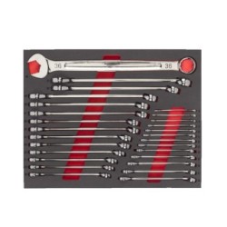 MAX BITE Metric Combination Spanner Foam Set -27pc MILWAUKEE 4932493247 (Spanner Sets)