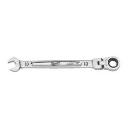 10 mm MAX BITE flexible head ratcheting combination spanner -1pc MILWAUKEE 4932480183