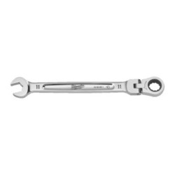 11 mm MAX BITE flexible head ratcheting combination spanner -1pc MILWAUKEE 4932480184