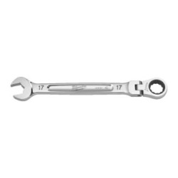 17 mm MAX BITE flexible head ratcheting combination spanner -1pc MILWAUKEE 4932480190