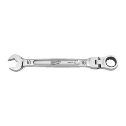 18 mm MAX BITE flexible head ratcheting combination spanner -1pc MILWAUKEE 4932480191