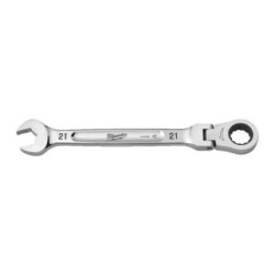 21 mm MAX BITE flexible head ratcheting combination spanner -1pc MILWAUKEE 4932480194