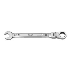 22 mm MAX BITE flexible head ratcheting combination spanner -1pc MILWAUKEE 4932480195