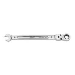 8 mm MAX BITE flexible head ratcheting combination spanner -1pc MILWAUKEE 4932480181