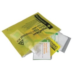 Hypaclean Body Fluid Disposal Kit SAFETY FIRST AID K418A (Body Fluid Disposal Kits)
