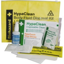 Hypaclean Body Fluid Disposal Kit SAFETY FIRST AID K418A (Body Fluid Disposal Kits)