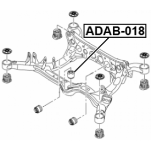 Bushing Axle Beam - FEBEST ADAB018