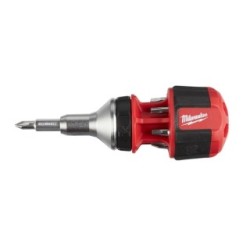 8 in 1 compact ratcheting multi-bit screwdriver MILWAUKEE 4932471868 (Screwdriver)