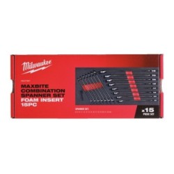 MAX BITE Combination Spanner Set Foam Insert MILWAUKEE 4932479827 (Spanners Sets)