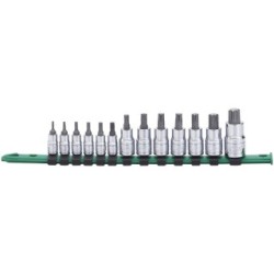 Socket Set - Star Bit Metric - 13 Piece CARLYLE HAND TOOLS BST13 (Sockets - Star)