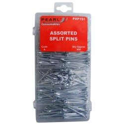 Split Cotter Pins - Assorted - Pack Of 850 PEARL CONSUMABLES PXP151 (Split Pins)
