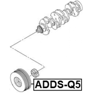 Belt Pulley Crankshaft - FEBEST ADDSQ5