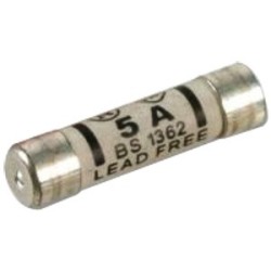 Fuses - Household Mains - Pack Of 3 WOT-NOTS PWN103 (Household Fuses) Amps 5A
