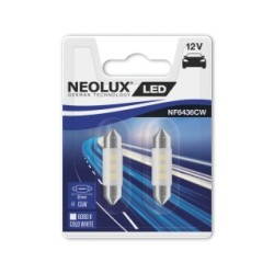 LED Bulb - 12V SV8.5-8 - (to replace 239 bulb) NEOLUX NF6436CW-02B (12V LED)