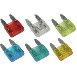 Fuses - Mini Blade - Pack of 10 WOT-NOTS PWN885 (Mini Blade Fuses) Amps 20A