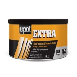 U-Pol Extra Polyester Filler No.2 Kit 1.1 Litre U-POL UPOLE2 (Body Filler)