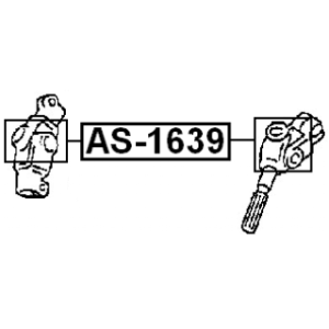 Joint Steering Shaft - FEBEST AS1639