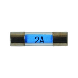 Fuses - Mini Glass Type - Pack Of 100 CONNECT 30503 (Glass Fuses) Amps 2A