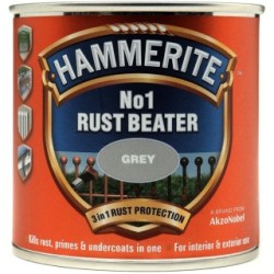 Hammerite No.1 Rust Beater Grey - 250ml 5158238 (Rust Preventative Paint)