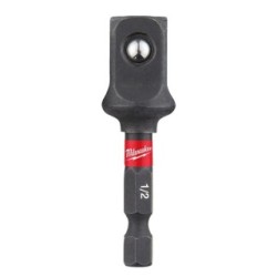 Socket adaptor: 1/4" Hex 1/2" square. DIN 3126 E 6.3 MILWAUKEE 4932478803
