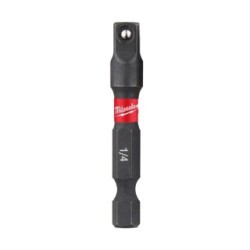 Socket adaptor: 1/4" Hex 1/4" square. DIN 3126 E 6.3 MILWAUKEE 4932471826