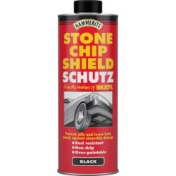 Hammerite Stone Chip Shield - Black - 1 Litre 5092835 (Stone Chip Paint)