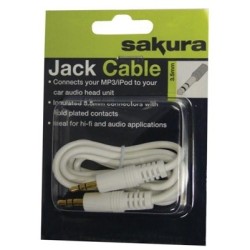 Aux Interface - Jack Cable - 3.5mm SAKURA SS4924 (Auxiliary Interfaces)