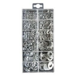 Flat & Spring Washers - Assorted - Pack Of 790 PEARL CONSUMABLES PXP120