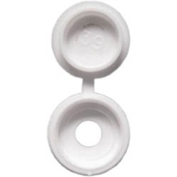 Number Plate Plastic Caps WOT-NOTS PWN1059 (Domes & Cups) Colour White