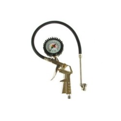 Tyre Pressure Gauge - Gun With Tyre Chuck MAYPOLE 7805 (Tyre Inflator)