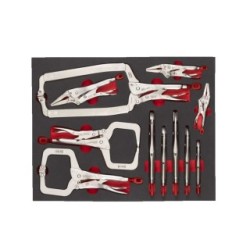 TORQUE LOCK Locking Pliers Set Foam Insert - 11pc MILWAUKEE 4932493251