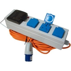 3 Way Mobile Mains Power Unit - 230V MAYPOLE MP3765 (Electric Hook Up)