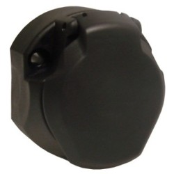 Plastic Socket & Seal - 13 Pin - 12V MAYPOLE MP1293 (Plugs & Sockets)