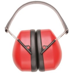 Super Ear Defenders PORTWEST PW41RER (Standard Ear Muffs) Colour Red