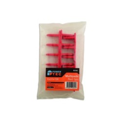 Multipads - Red - 6 x 23mm - Pack Of 3 POWER-TEC 92346 (Consumables)