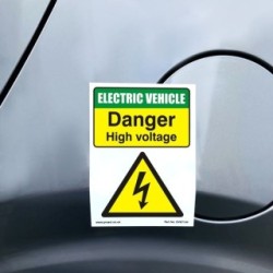 High Voltage Hazard Reuseable Stickers PROSOL HVS7561 (Hazard Signs)