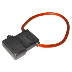 Fuse Holder - Maxi Blade Type - Black WOT-NOTS PWN730 (Fuse Holders)
