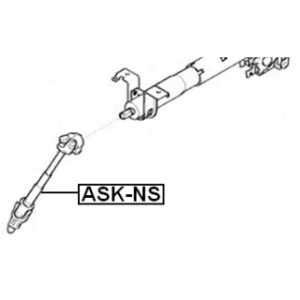 Steering Shaft - FEBEST ASKNS