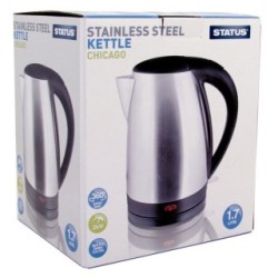 Cordless Kettle - Stainless Steel STATUS CHICAGOKETTLE (Appliances)