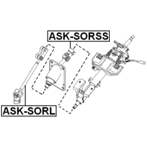 Steering Shaft - FEBEST ASKSORL