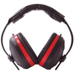 Comfort Ear Defenders - Black PORTWEST PW43BKR (Standard Ear Muffs)