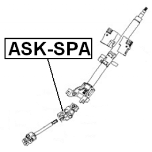 Steering Shaft - FEBEST ASKSPA