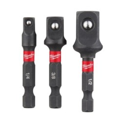 SHOCKWAVE IMPACT DUTY socket adaptor set (3pc) MILWAUKEE 4932479228