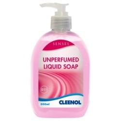Cleenol Senses Unperfumed Liquid Hand Soap 077046 (Soap & Handwash)