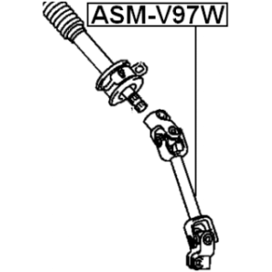 Steering Shaft - FEBEST ASMV97W