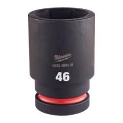 3/4" SHOCKWAVE Impact Socket Deep - 46mm -1pc MILWAUKEE 4932480401