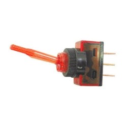 On/Off Switch - Illuminated WOT-NOTS PWN207 (Switches) Colour Red