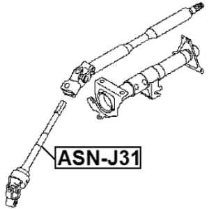 Steering Shaft - FEBEST ASNJ31